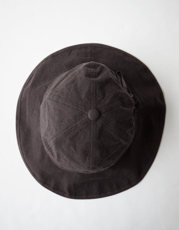 MAN-TLE】SIX PANEL HAT - paraffin wax coating / R17C2｜kink