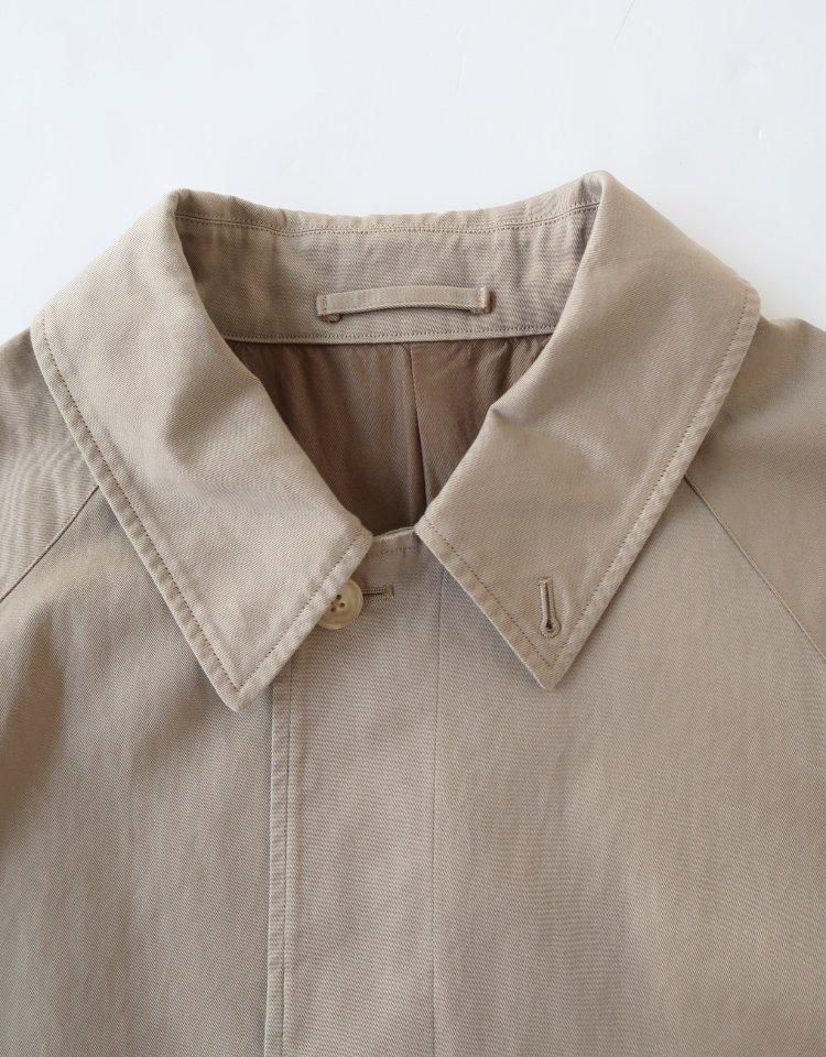 COMOLI】 コットンギャババルカラーコート / A03-04002|kink COMOLI】 コットンギャババルカラーコート / A03-04002|kink