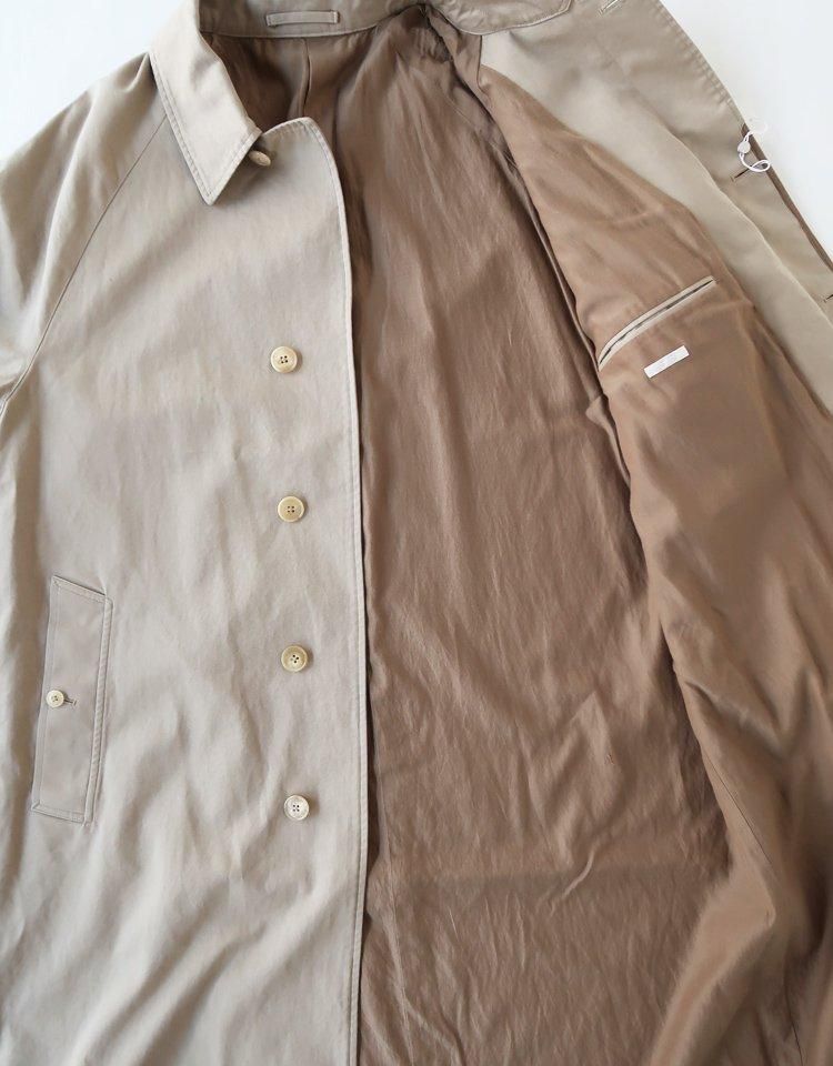 COMOLI】 コットンギャババルカラーコート / A03-04002|kink COMOLI】 コットンギャババルカラーコート / A03-04002|kink