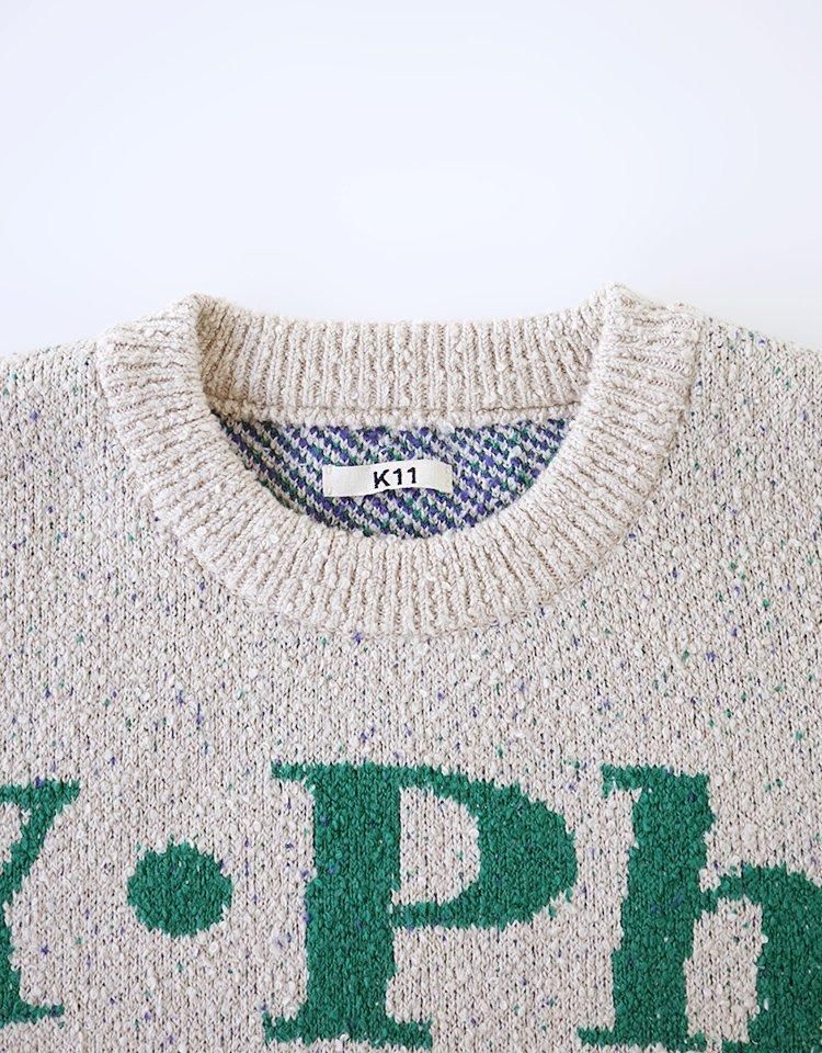 KHOKI】Intarsia-knit jumper|kink online shop KHOKI】Intarsia-knit jumper|kink online shop