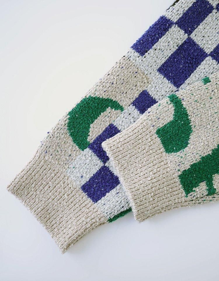 【SEAL限定商品】 KHOKI】Intarsia-knit jumper｜kink shop online トップス