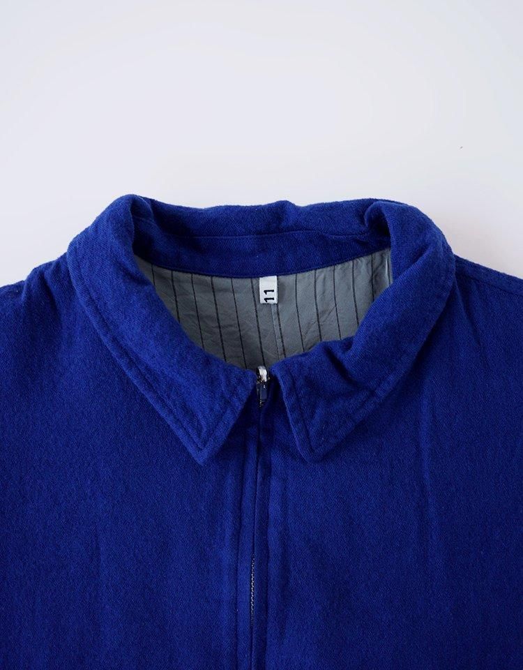 KHOKI】Washed wool zip up jacket|kink online shop KHOKI】Washed wool zip up jacket|kink online shop