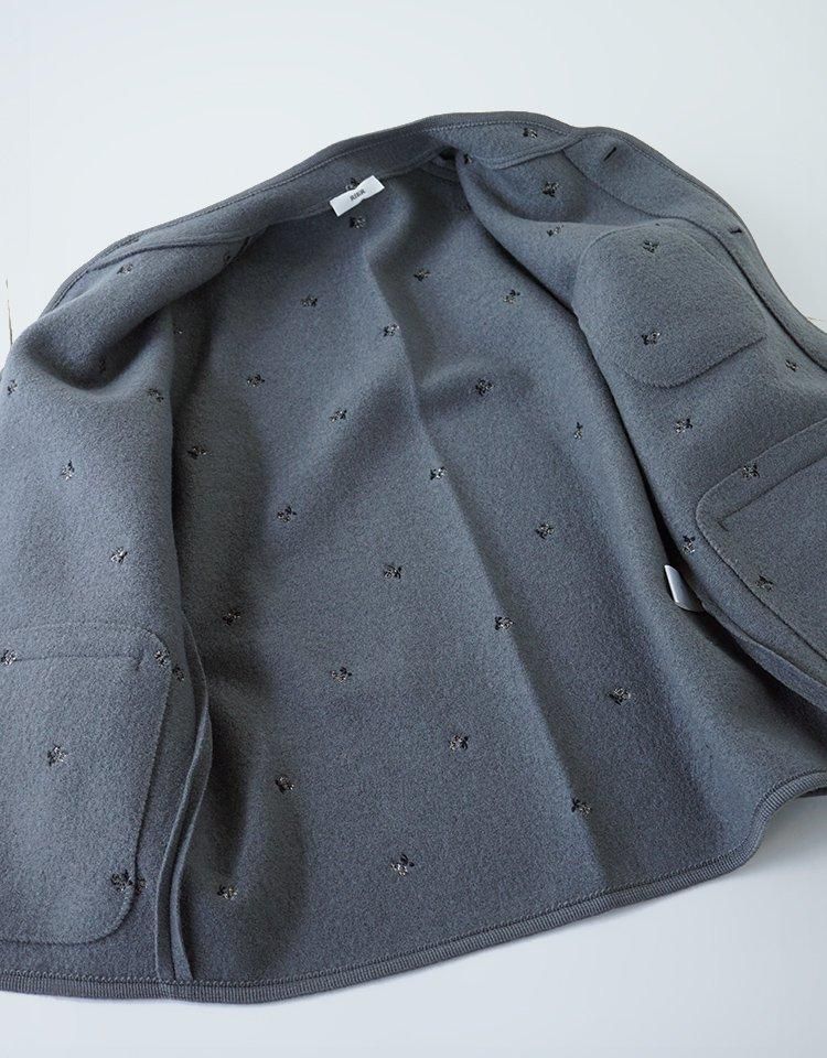 RIER】WALKER JACKET CITY - FELTED FLOWERS / JKT23|kink RIER】WALKER JACKET CITY - FELTED FLOWERS / JKT23|kink