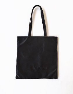 SANDWICH LEATHER TOTE [M] / Black