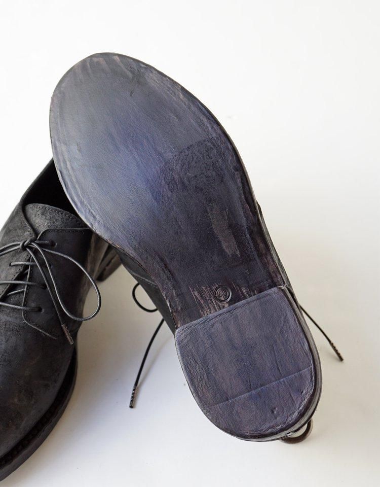 靴 OHOTORO Derby Shoes Teresa Derby in Black from Ahimsa (Wide Width) – MooShoes