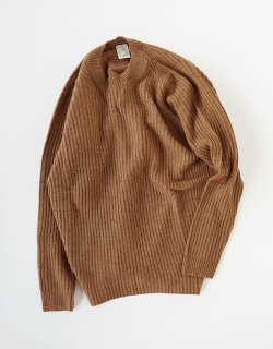 LOOSE FIT KNITTED CREW NECK SWEATER / KNIT#42