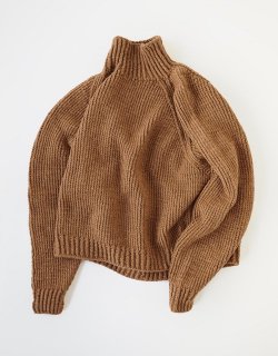 HAND KNITTED TURTLE NECK SWEATER / KNIT#68