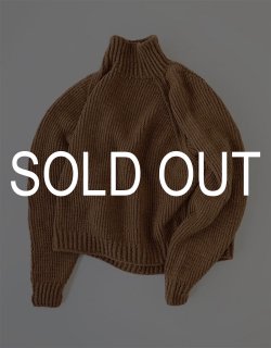 HAND KNITTED TURTLE NECK SWEATER / KNIT#68