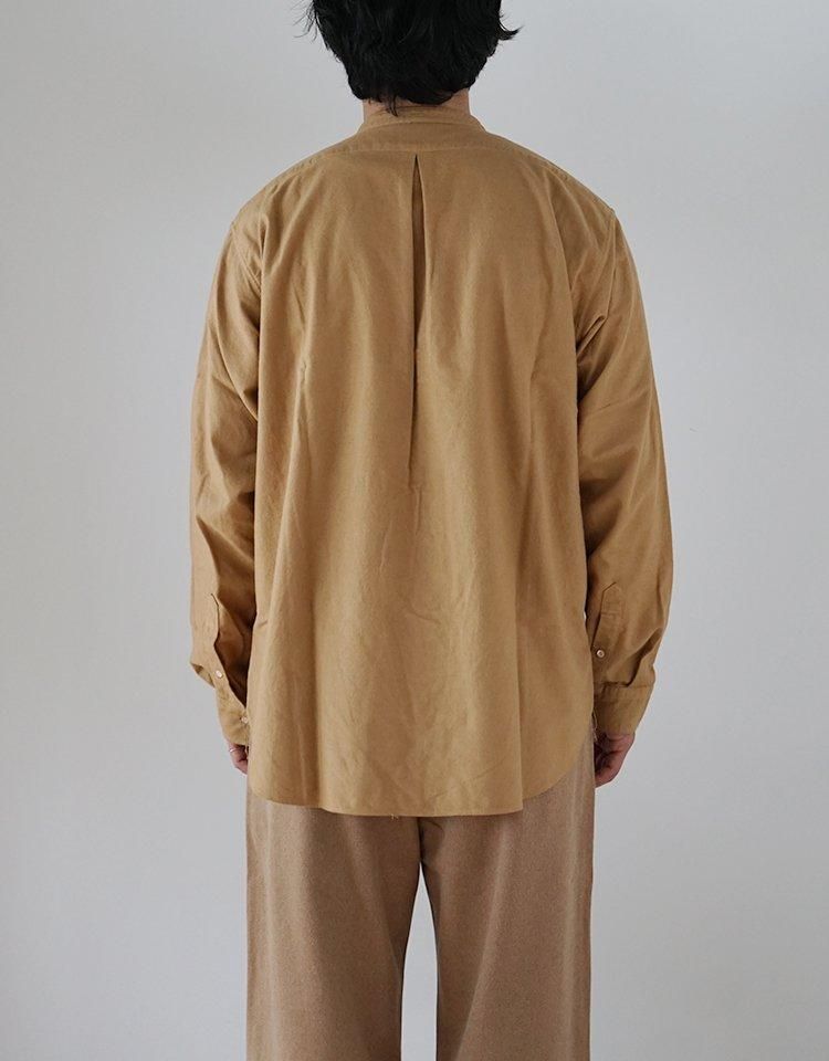 TAIGA TAKAHASHI】BAND COLLAR SHIRT / LOT. 104｜kink online shop