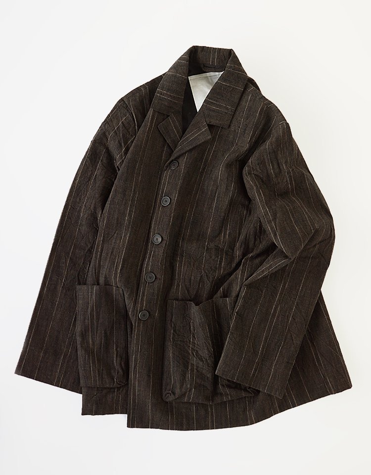 toogood】THE PHOTOGRAPHER JACKET - crumpled stripe｜kink online shop