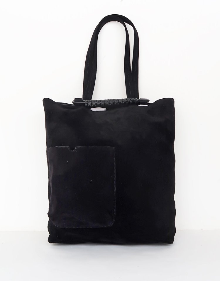 SAGAN Vienna】 PAZAR TOTE BAG BOOK SUEDE [M_01PS] / Black｜kink online shop