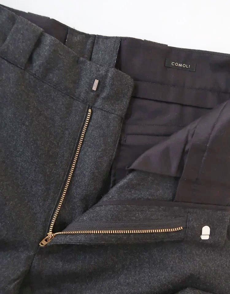 COMOLI】 ウールフラノパンツ / A03-03022｜kink online shop
