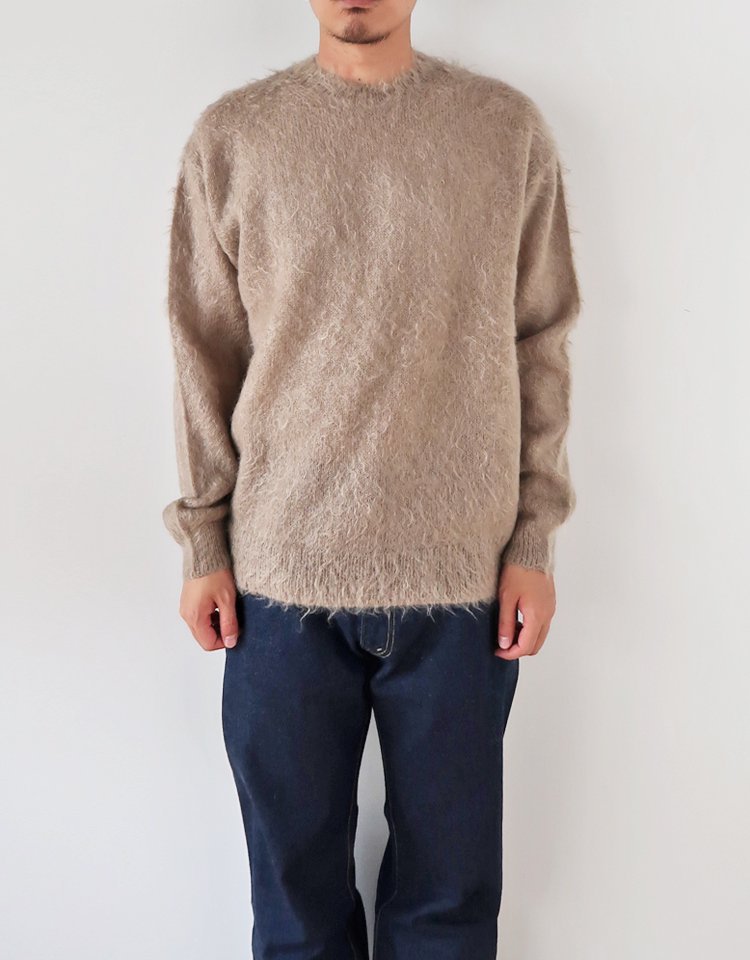 AURALEE】 BRUSHED SUPER KID MOHAIR KNIT P/O｜kink online shop