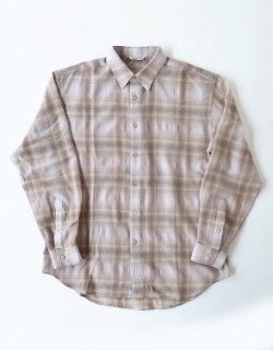 AIRY WOOL CHECK SHIRT