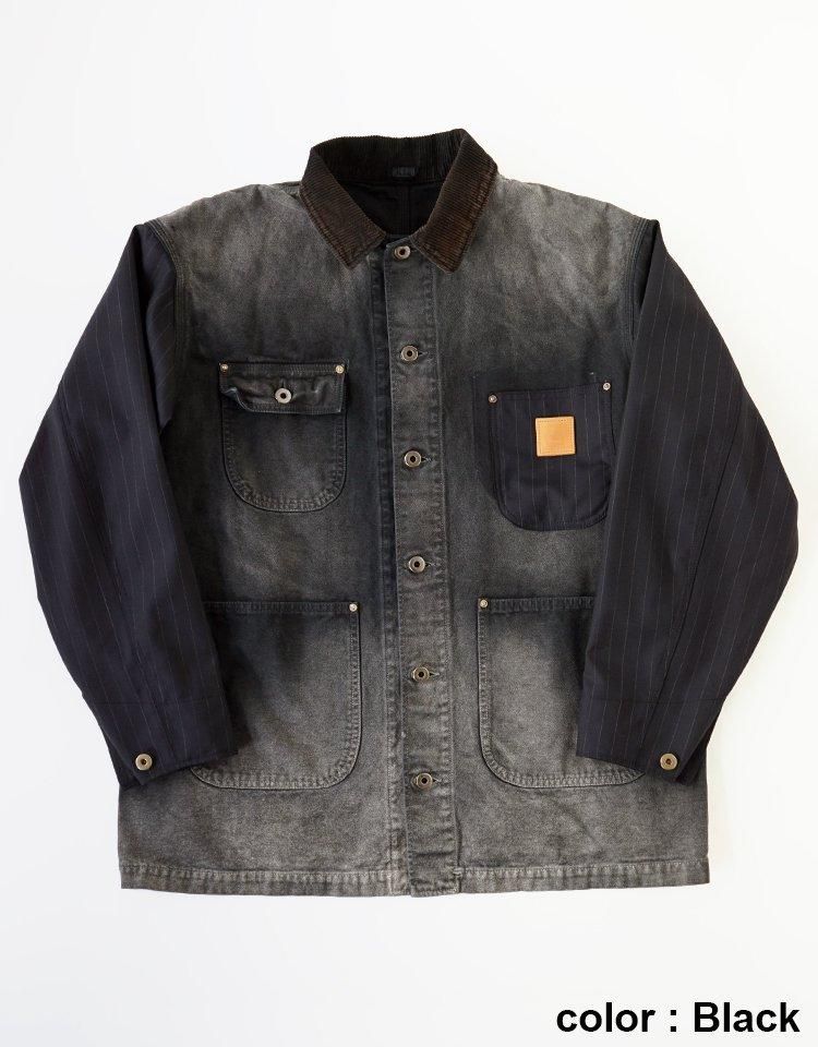 KHOKI】Vintage-effect work coat｜kink online shop