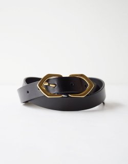 Modern Cowboy Double Buckle Belt - Leather