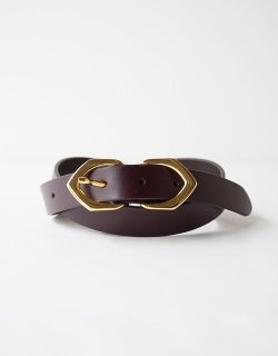 Modern Cowboy Double Buckle Belt - Leather