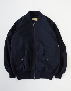 Shrunken Nylon Flight Jacket