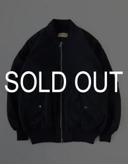 Shrunken Nylon Flight Jacket