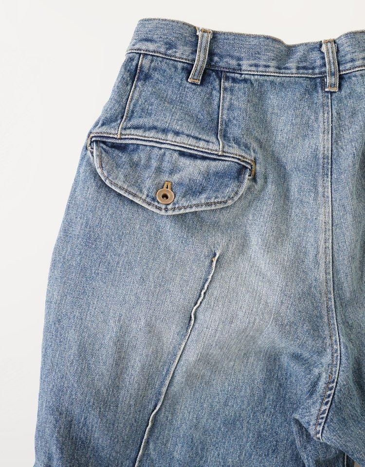 KHOKI】 Pleat-design denim pants｜kink online shop