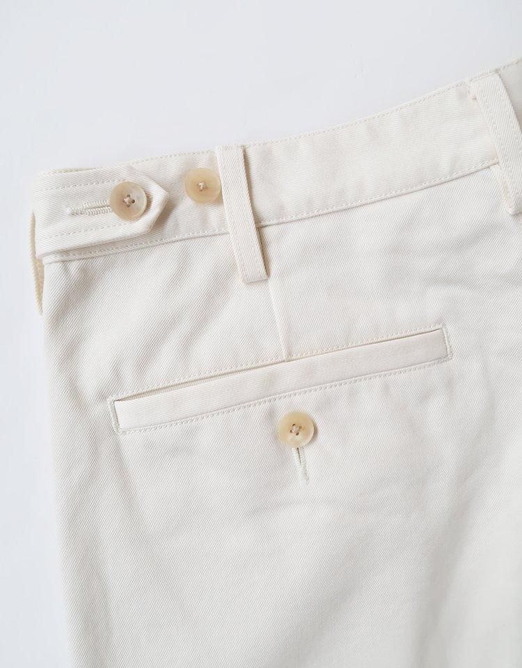 AURALEE】 WASHED FINX CHINO ONE-TUCK PANTS｜kink online shop