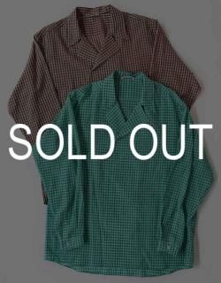 AIRY LIGHT COTTON CHECK P/O SHIRT