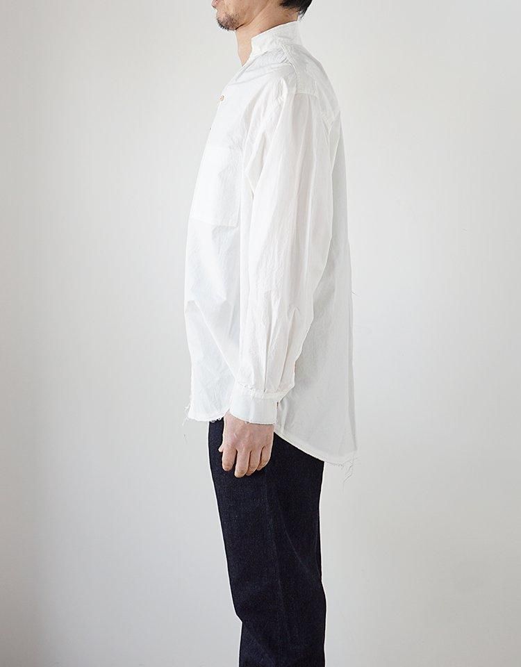 BLACKBIRD】cut off collar shirt / B-005-S01a｜kink online shop