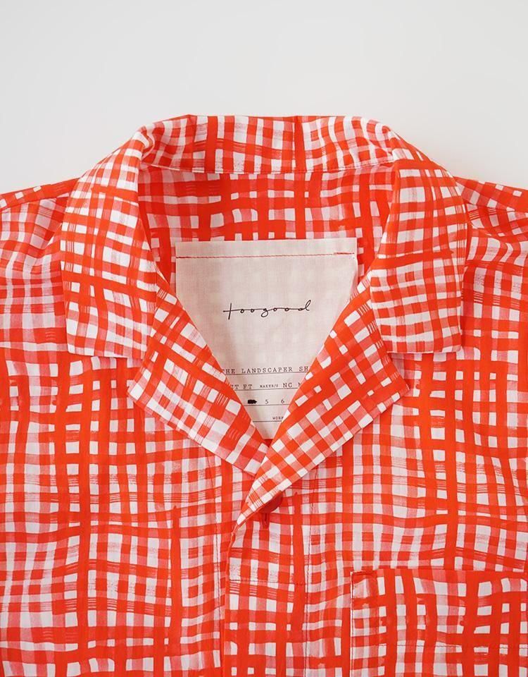toogood】THE LANDSCAPER SHIRT - painted check｜kink online shop