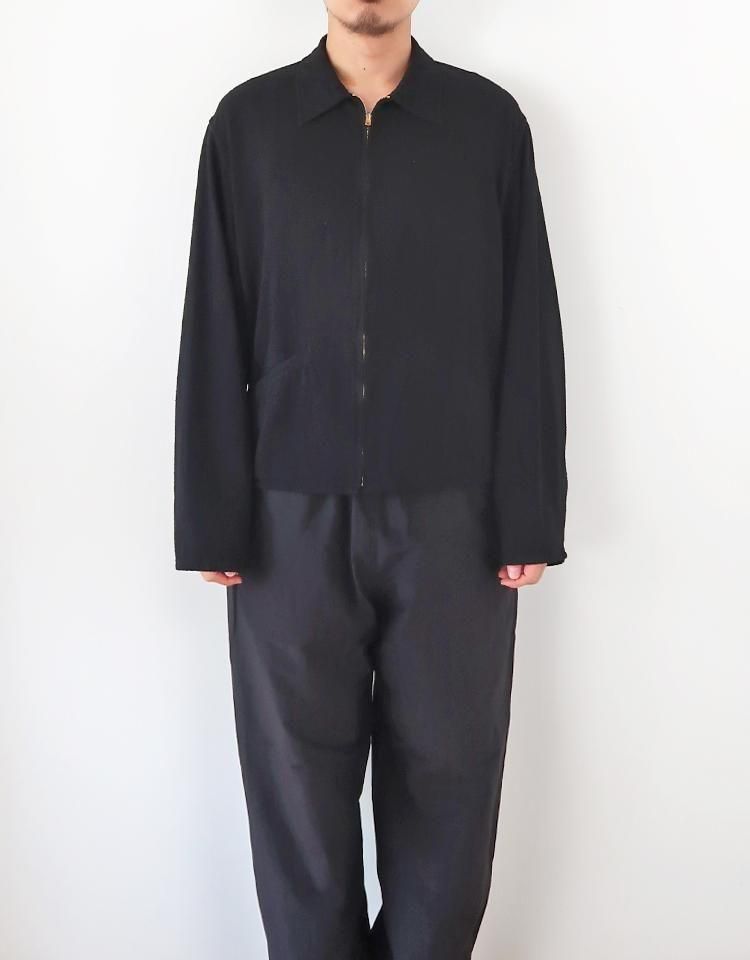COMOLI】 シルクネップジップショートジャケット / B01-01003