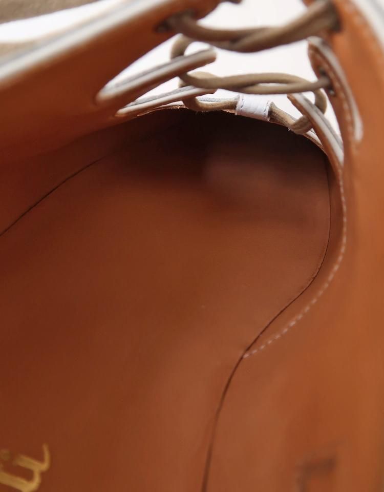 F.LLI Giacometti / MARMOLADA】 Ghillie Shoes - Petit Zebu