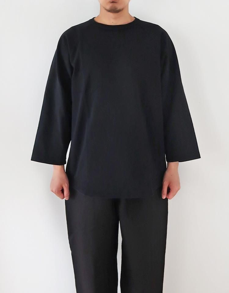 COMOLI】 コットンジャージベースボールTシャツ / B01-05004 COMOLI】 コットンジャージベースボールTシャツ / B01-05004
