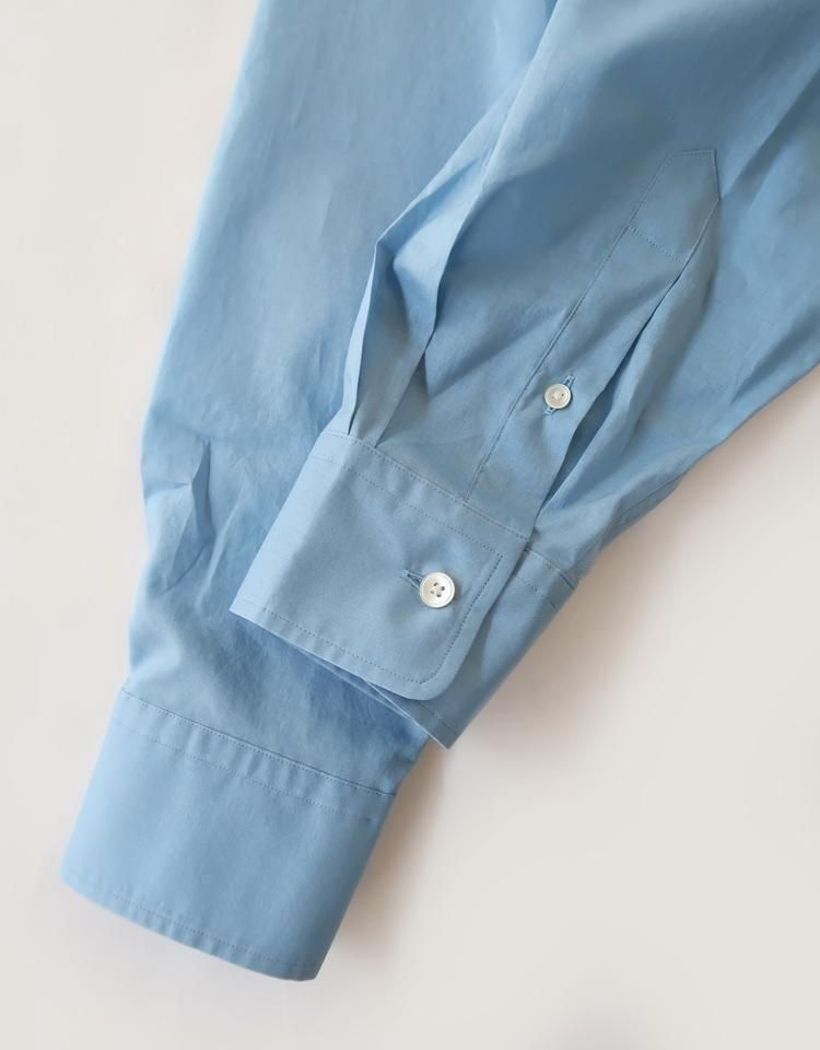 AURALEE WASHED FINXBUTTON DOWN SHIRTサイズ4 AURALEE】 WASHED FINX TYPEWRITER BUTTON DOWN SHIRT｜kink
