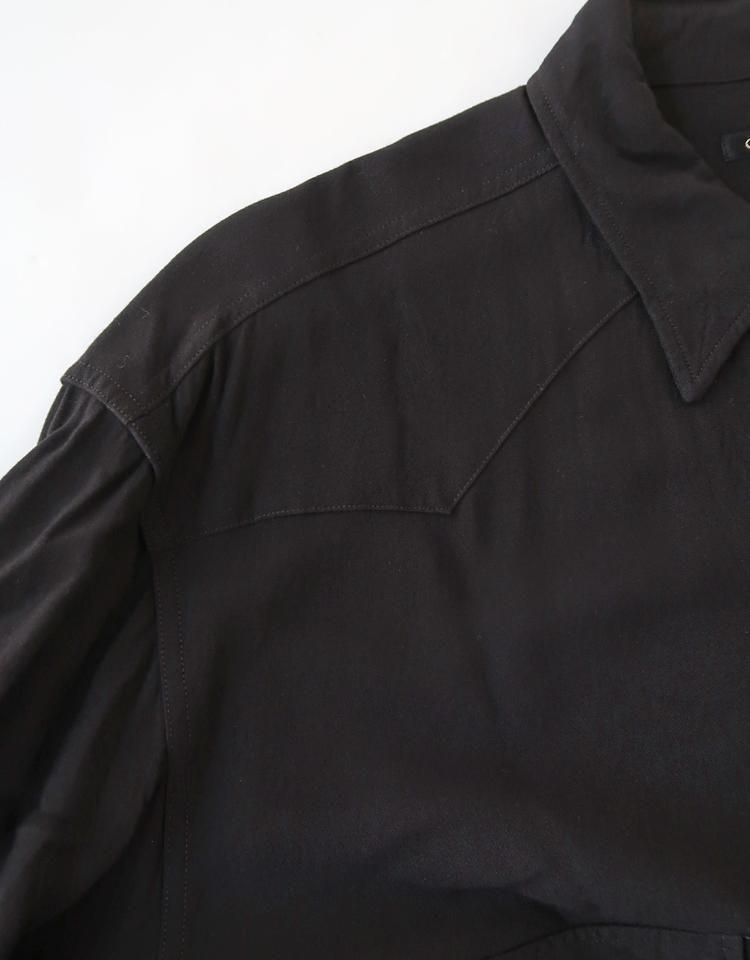 COMOLI】 レーヨンウエスタンシャツ / B01-02003|kink online shop COMOLI】 レーヨンウエスタンシャツ / B01-02003|kink online shop