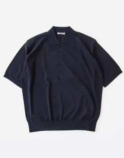 SUPER HIGH GAUGE COTTON KNIT POLO
