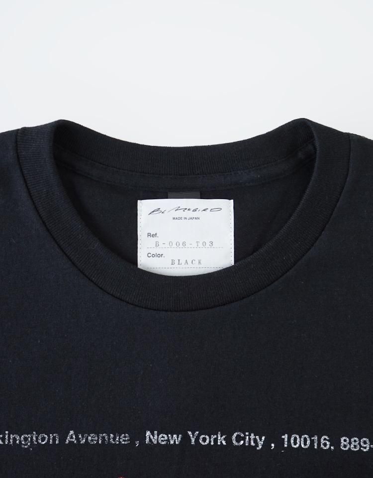 BLACKBIRD】short sleeve cutsewn 01 / B-006-T03｜kink online shop
