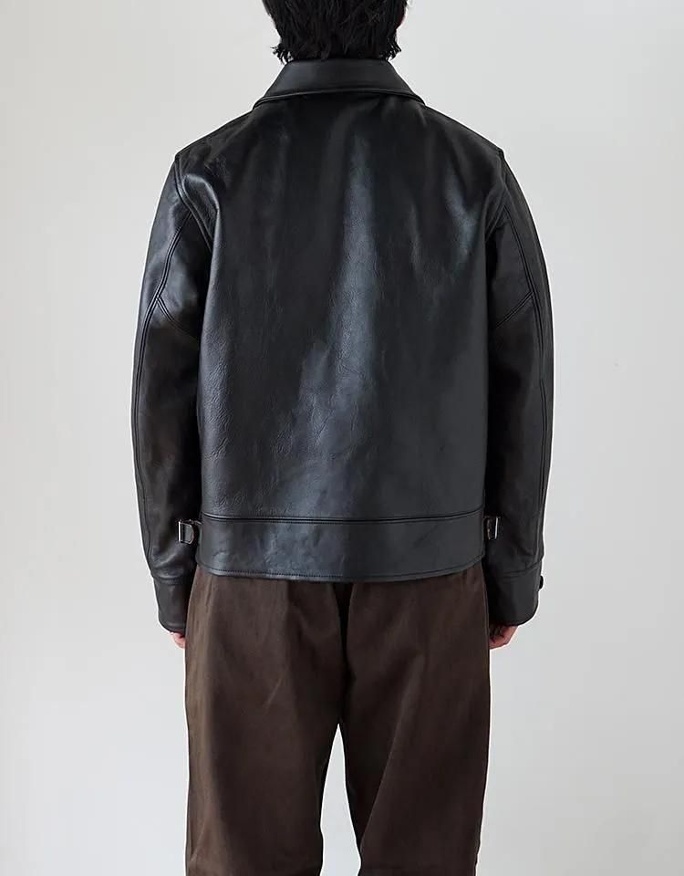 TAIGA TAKAHASHI】COSSACK LEATHER JACKET / LOT. 802｜kink