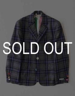 MULTI COLOR BUTTON BLAZER 