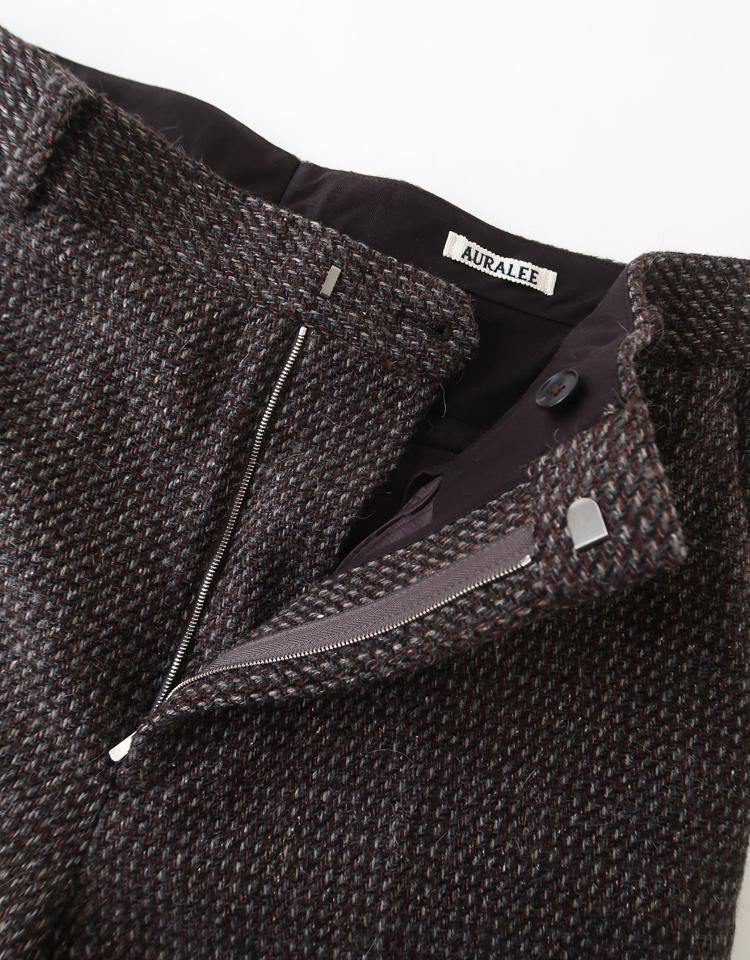 パンツ auralee ALPACA WOOL SILK TWEED SLACKS ALPACA WOOL SILK TWEED SLACKS - AURALEE Official Website