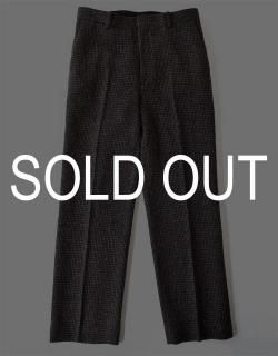 ALPACA WOOL SILK TWEED SLACKS