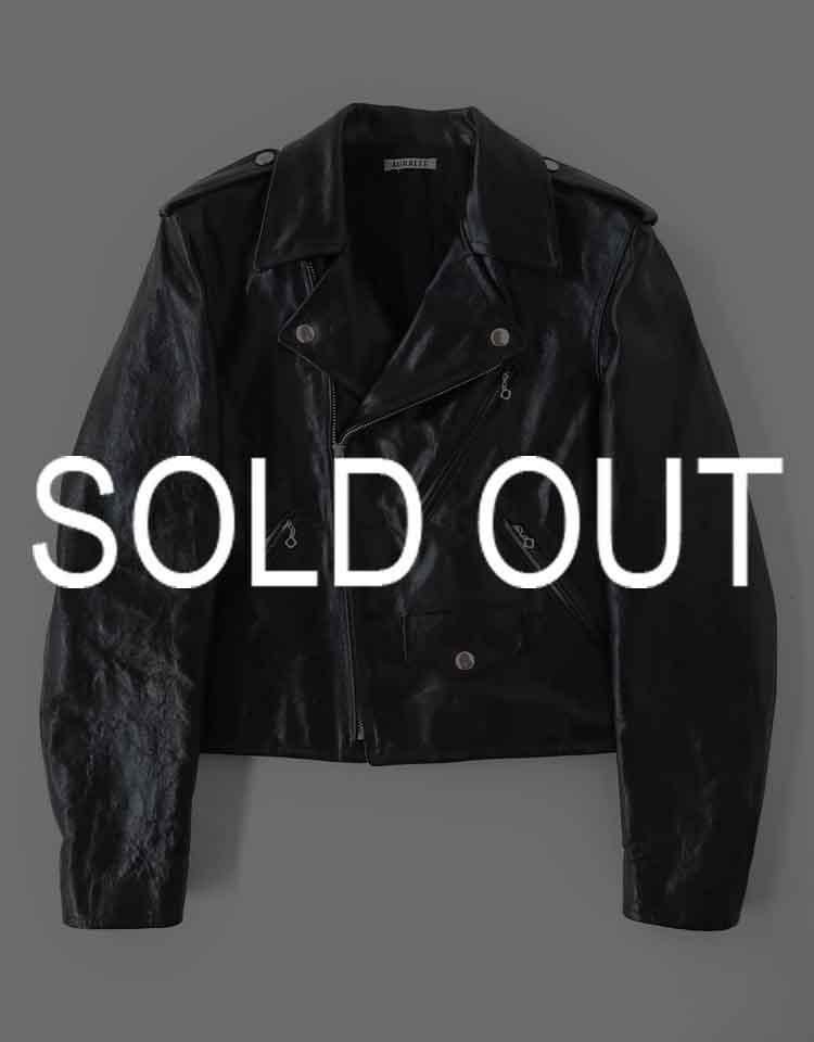 AURALEE】 LAMB LEATHER RIDERS JACKET｜kink online shop