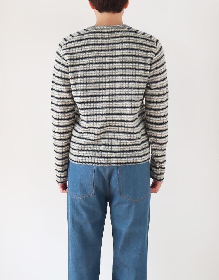 AURALEE】 SHETLAND WOOL CASHMERE RIB KNIT P/O｜kink online shop
