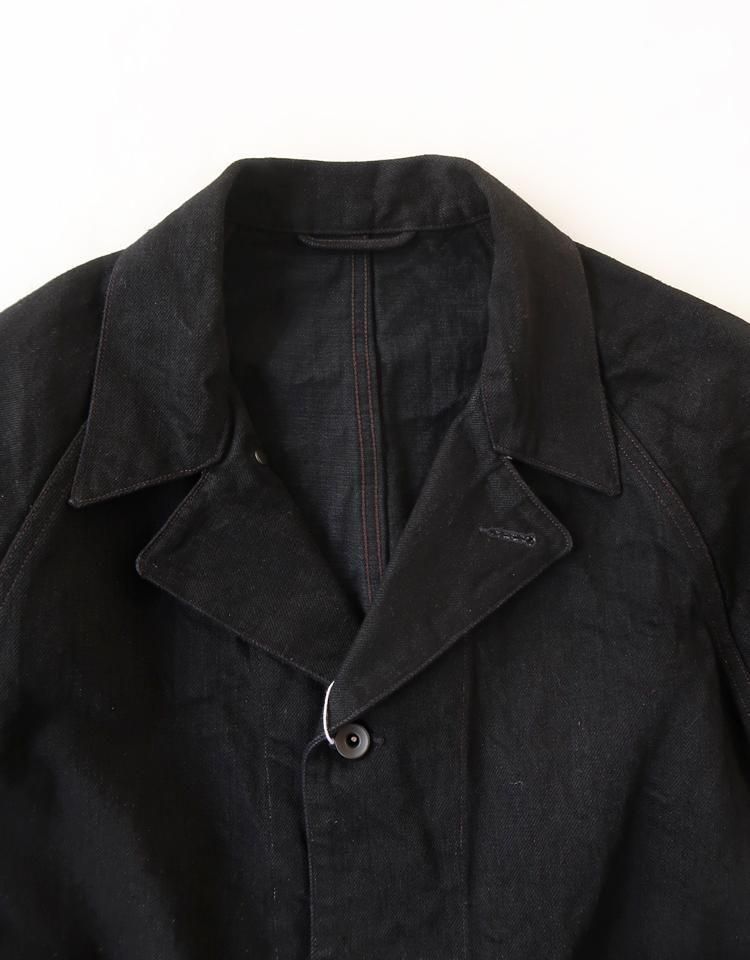 破格出品 着用1回のみ極美品 COMOLI ブラックワークジャケット COMOLI ブラックデニム ワークジャケット - DIMPLE