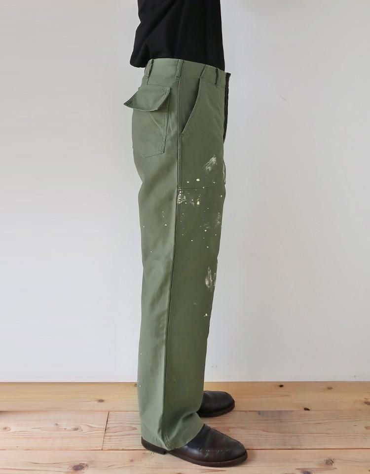 AURALEE】 WASHED BAGGY SATIN BLEACHED BAKER PANTS｜kink