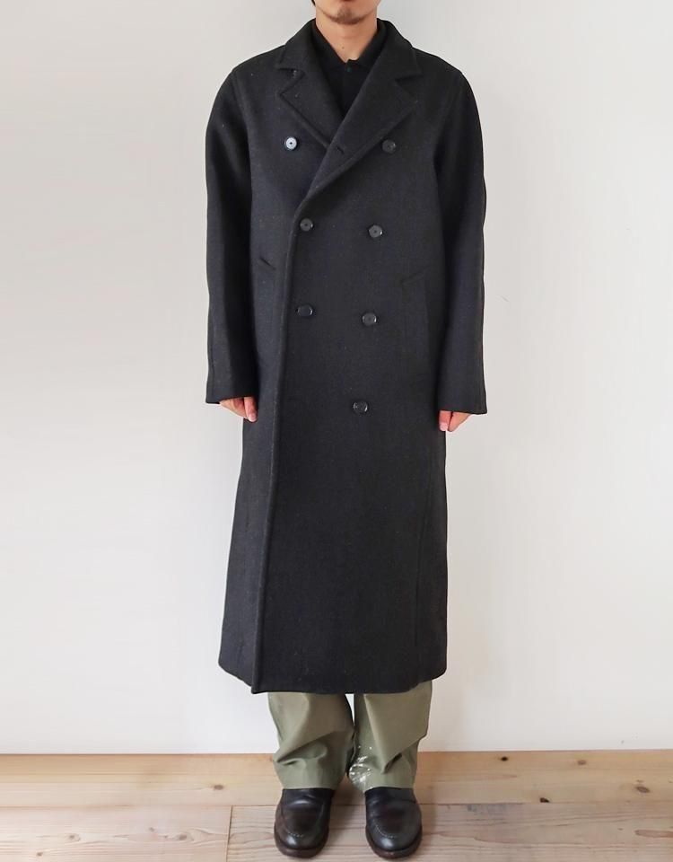auralee コート　ジャケット　wool 100% AURALEE】 SHETLAND WOOL DOUBLE CLOTH COAT｜kink online shop