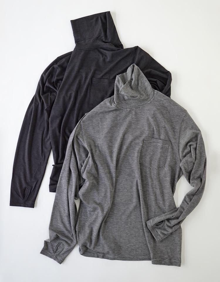 【BLACKBIRD】turtle neck cutsewn BLACKBIRD / turtle neck long sleeve cutsewn | whitealbum