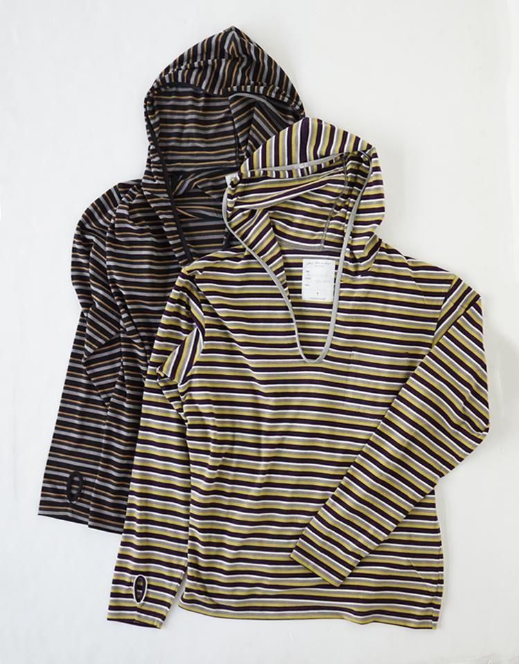 BLACKBIRD】hooded skipper long sleeve cutsewn / B-006-T02