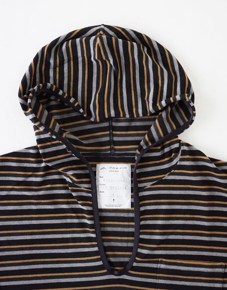 トップス BLACKBIRD / border long sleeve cutsewn BLACKBIRD】border long sleeve cutsewn / B-003-T01｜kink