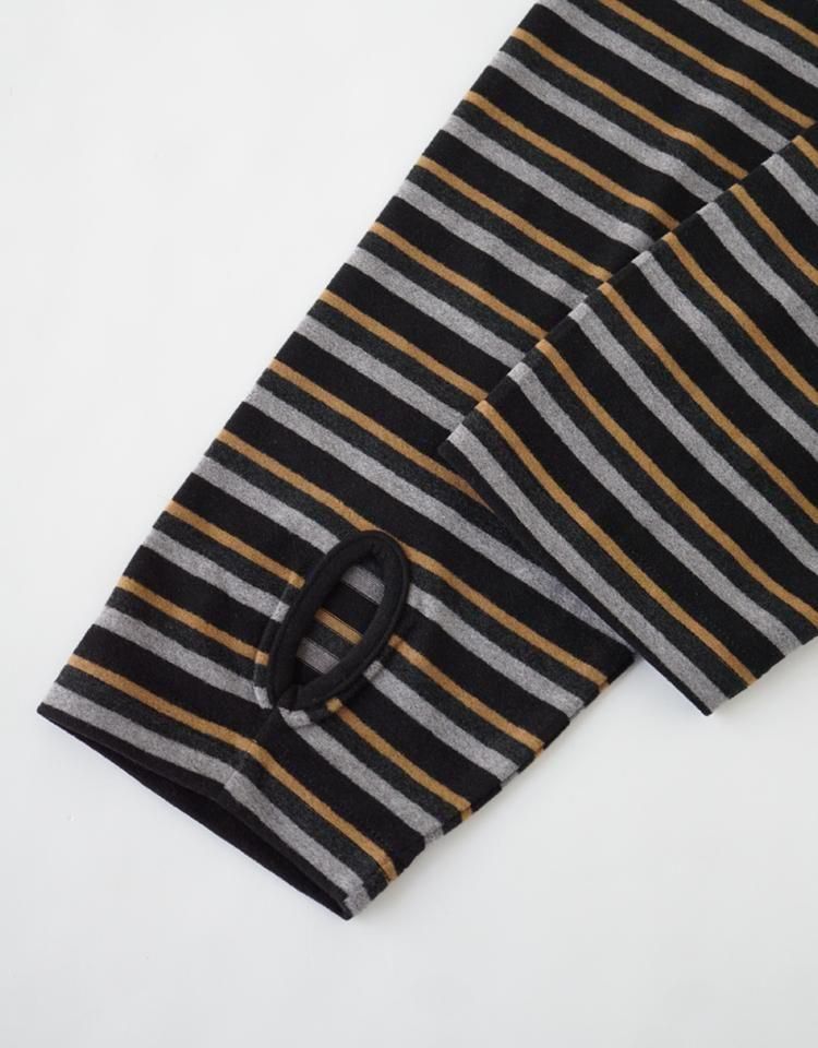 トップス BLACKBIRD / border long sleeve cutsewn BLACKBIRD】border long sleeve cutsewn / B-003-T01｜kink