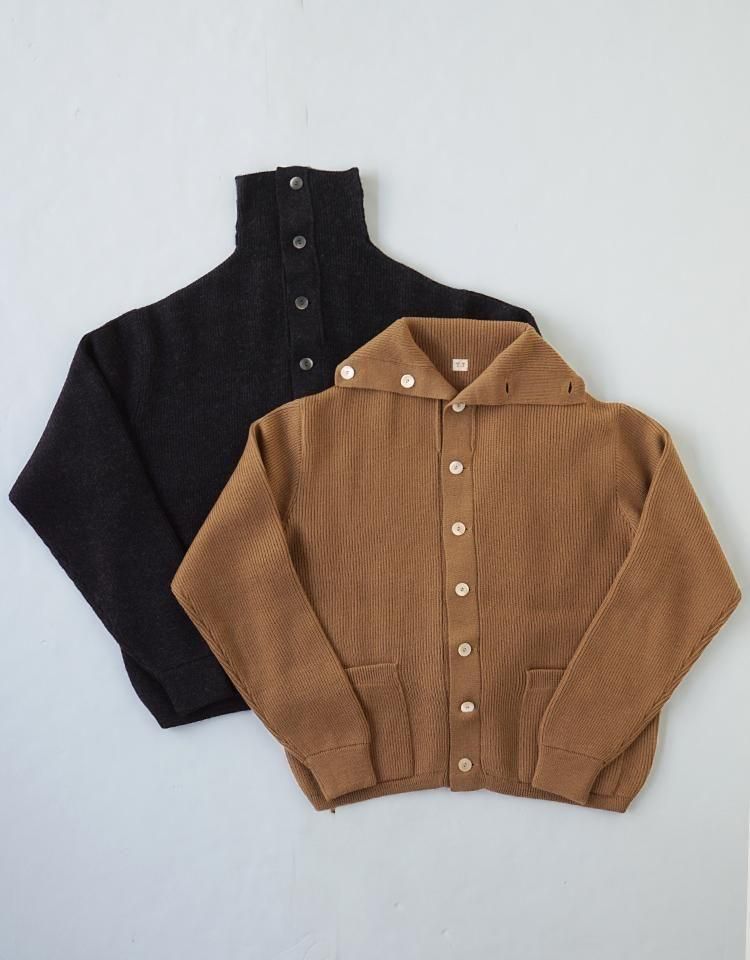 TAIGA TAKAHASHI】TURTLENECK CARDIGAN / LOT.521｜kink online shop