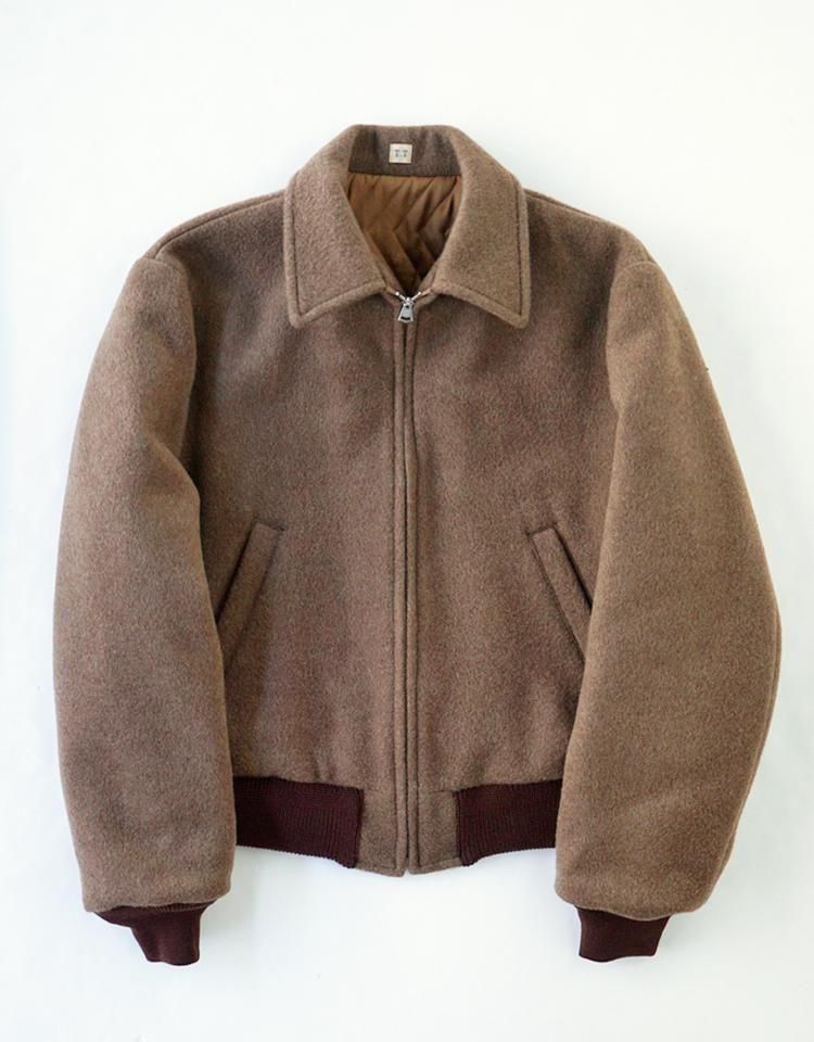 Taiga Takahashi knit sports jacket サイズ40 Taiga Takahashi Lot.322 Sports Jacket MELANGE CHARCOAL